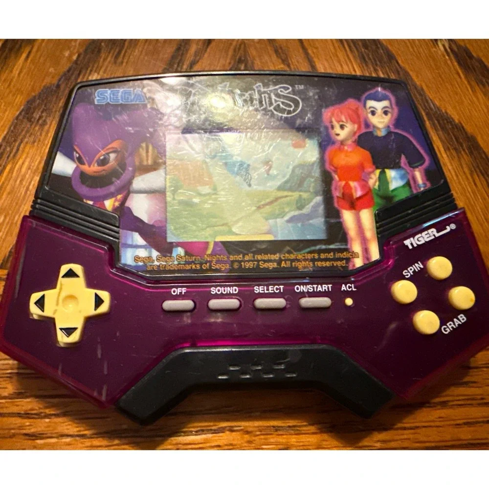 Nights Into Dreams Sega Pocket Arcade Tiger Electronic 1997 Handheld Vintage NEW